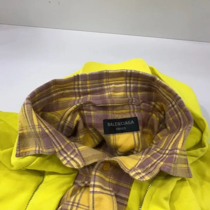 Balenciaga Balenciaga Yellow Logo-Print Hoodie, SS24 Collection Size US L / EU 52-54 / 3 - 8 Thumbnail