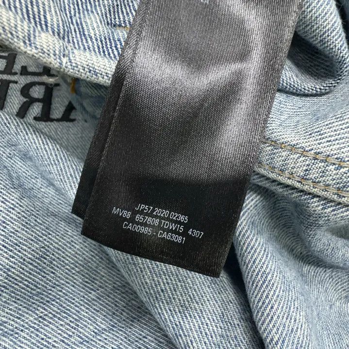 Balenciaga Balenciaga Classic Logo Embroidered Denim Jacket Size US L / EU 52-54 / 3 - 5 Thumbnail