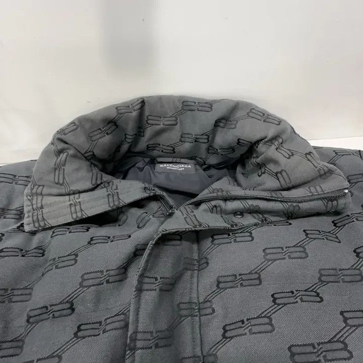 Balenciaga Balenciaga SS22 Logo Print Zipper Jacket Size US L / EU 52-54 / 3 - 7 Thumbnail
