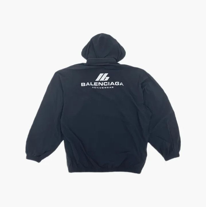 Balenciaga Balenciaga Black Hooded Zip-up Jacket Size US L / EU 52-54 / 3 - 3 Thumbnail