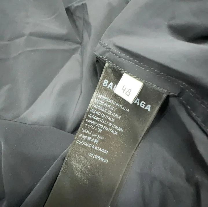 Balenciaga Balenciaga Black Hooded Zip-up Jacket Size US L / EU 52-54 / 3 - 5 Thumbnail