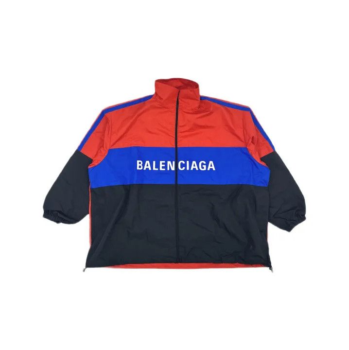 Balenciaga Balenciaga Color Block Zip Sports Jacket Size US L / EU 52-54 / 3 - 2 Thumbnail