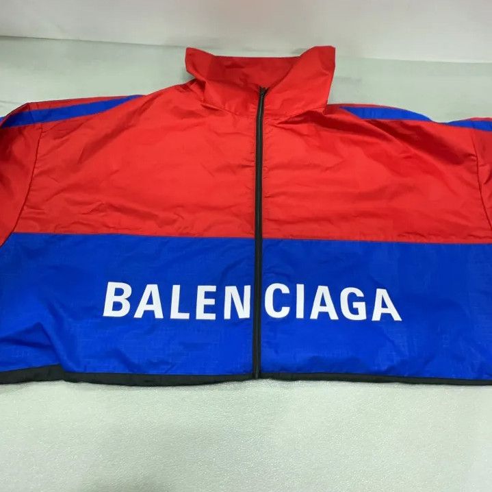 Balenciaga Balenciaga Color Block Zip Sports Jacket Size US L / EU 52-54 / 3 - 8 Thumbnail
