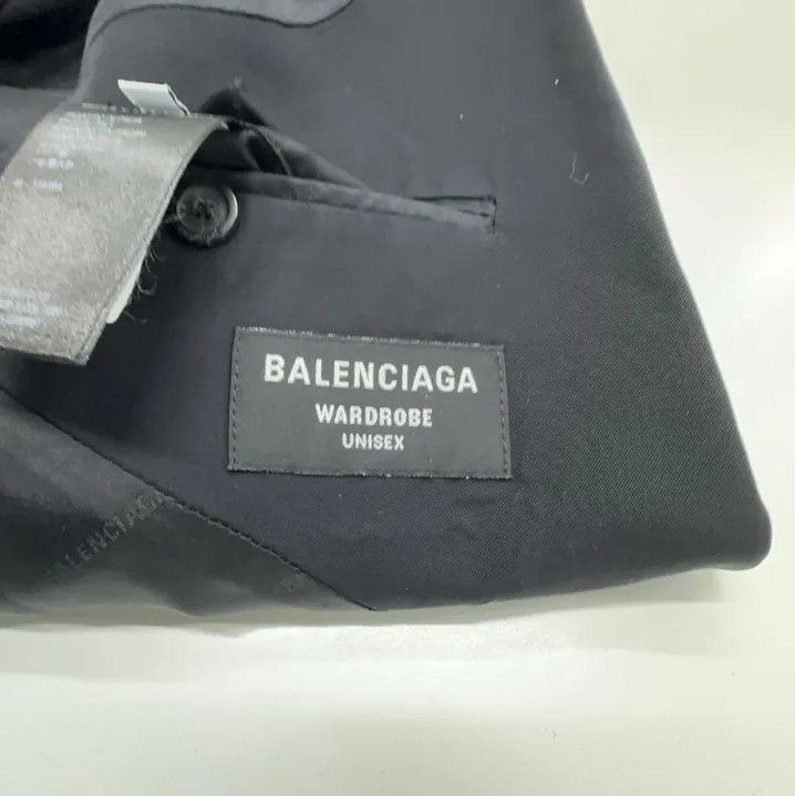 Balenciaga Balenciaga Black Loose Blazer Jacket for Men Size US L / EU 52-54 / 3 - 4 Thumbnail