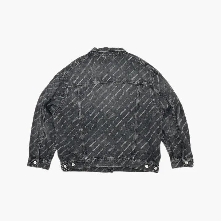 Balenciaga Balenciaga SS23 Logo Print Denim Jacket Size US S / EU 44-46 / 1 - 3 Thumbnail