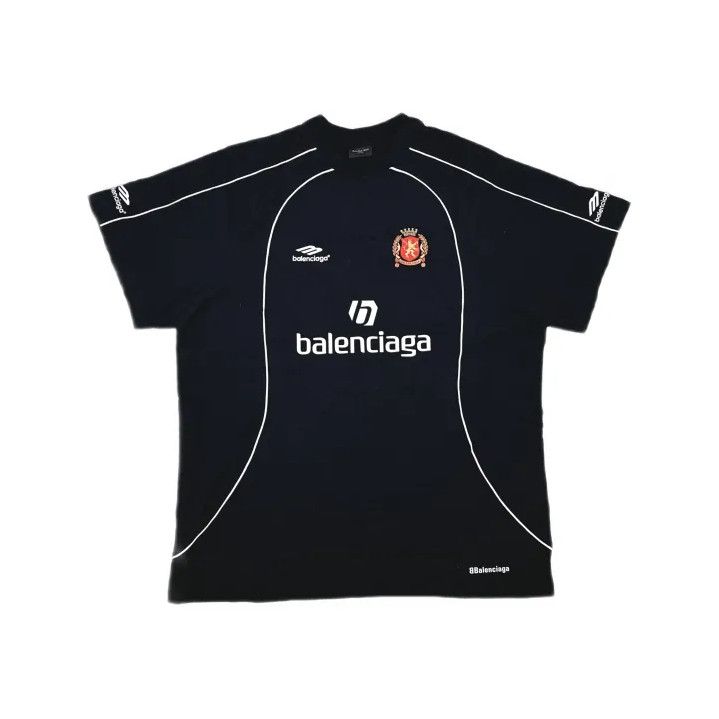 Balenciaga Balenciaga Manchester United Logo Short Sleeve Tee Size US L / EU 52-54 / 3 - 2 Thumbnail