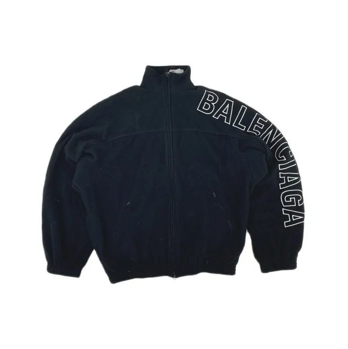 Balenciaga Balenciaga FW23 Logo Print Long Sleeve Jacket Size US M / EU 48-50 / 2 - 2 Thumbnail