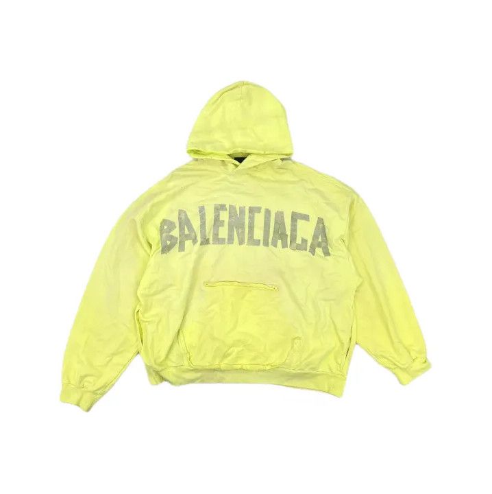 Balenciaga Balenciaga SS23 Logo Print Hoodie for Men Size US M / EU 48-50 / 2 - 2 Thumbnail