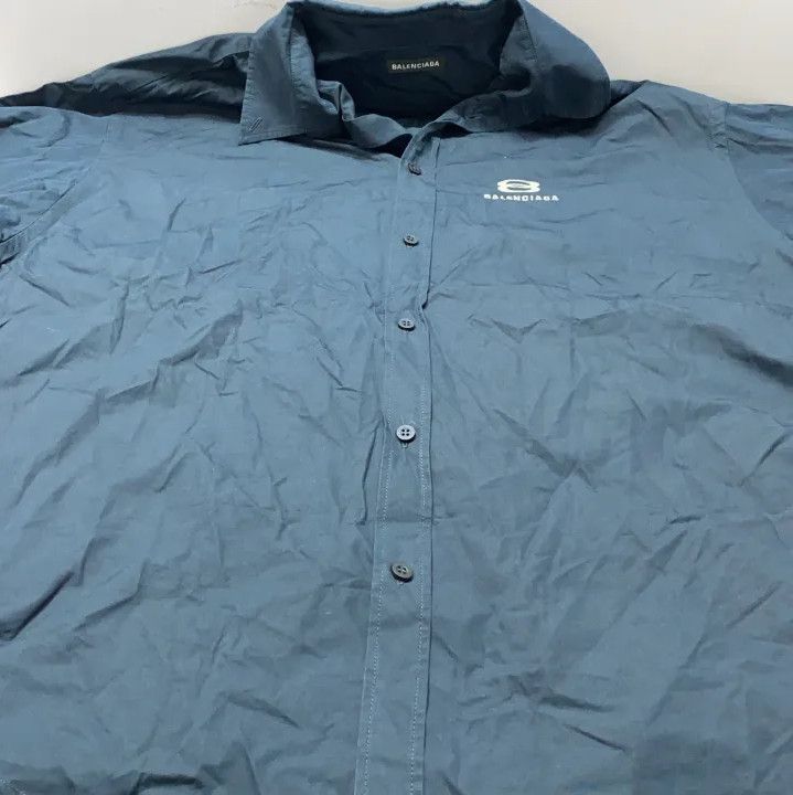 Balenciaga Balenciaga SS23 Logo Print Long Sleeve Shirt Size US M / EU 48-50 / 2 - 11 Thumbnail