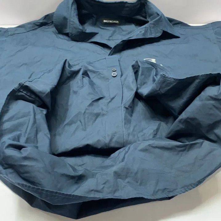 Balenciaga Balenciaga SS23 Logo Print Long Sleeve Shirt Size US M / EU 48-50 / 2 - 12 Thumbnail