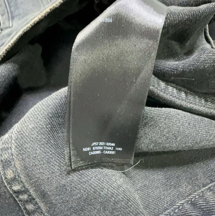 Balenciaga Balenciaga Black Logo Denim Jacket Size US XS / EU 42 / 0 - 5 Thumbnail