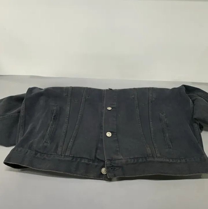 Balenciaga Balenciaga Black Logo Denim Jacket Size US XS / EU 42 / 0 - 11 Thumbnail