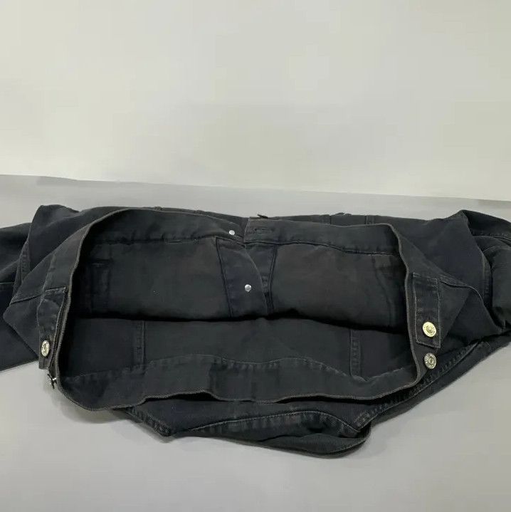 Balenciaga Balenciaga Black Logo Denim Jacket Size US XS / EU 42 / 0 - 12 Thumbnail