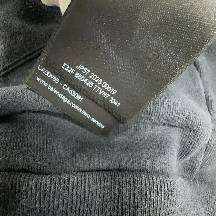 Balenciaga Balenciaga 3B Sports Icon Hooded Zip Sweatshirt Size US S / EU 44-46 / 1 - 6 Thumbnail