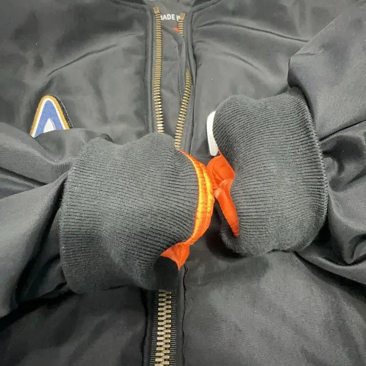 Balenciaga Balenciaga NASA Logo Flight Jacket in Black Size US L / EU 52-54 / 3 - 6 Thumbnail