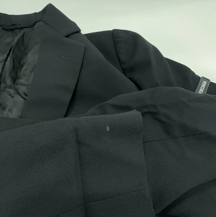 Balenciaga Balenciaga Black Button-Down Long Sleeve Suit Size US M / EU 48-50 / 2 - 9 Thumbnail