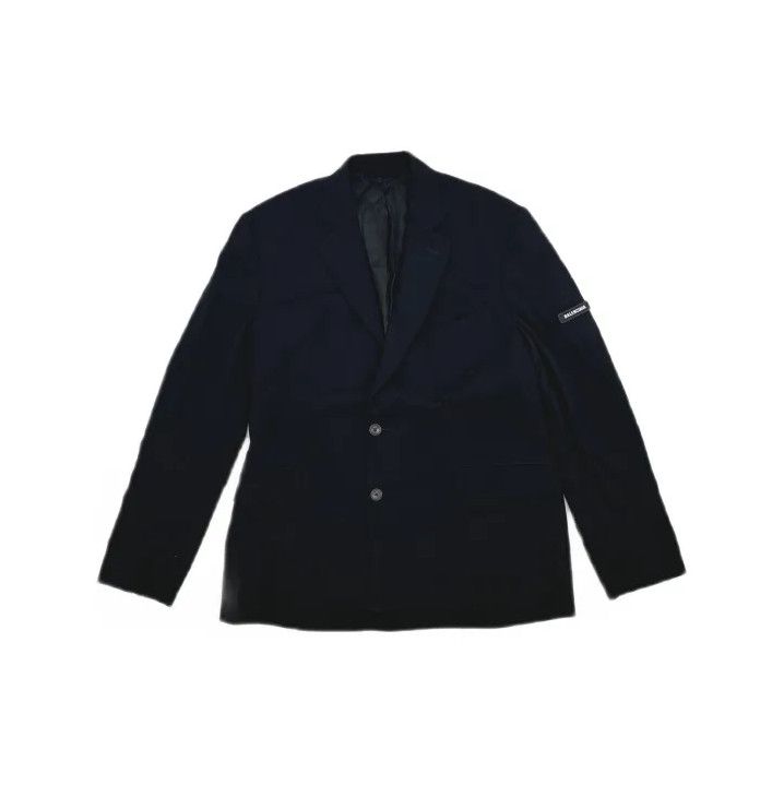Balenciaga Balenciaga Black Button-Down Long Sleeve Suit Size US M / EU 48-50 / 2 - 2 Thumbnail