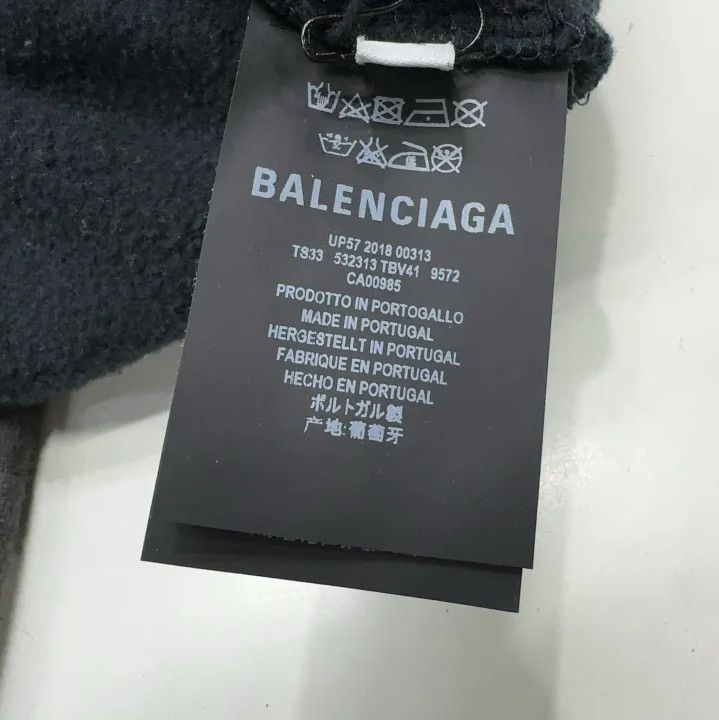 Balenciaga Balenciaga Colorblock Long Sleeve Zip Sweatshirt Size US XS / EU 42 / 0 - 6 Thumbnail