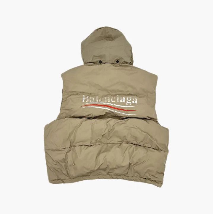 Balenciaga Balenciaga FW23 Logo High Neck Sleeveless Puffer Size US L / EU 52-54 / 3 - 3 Thumbnail