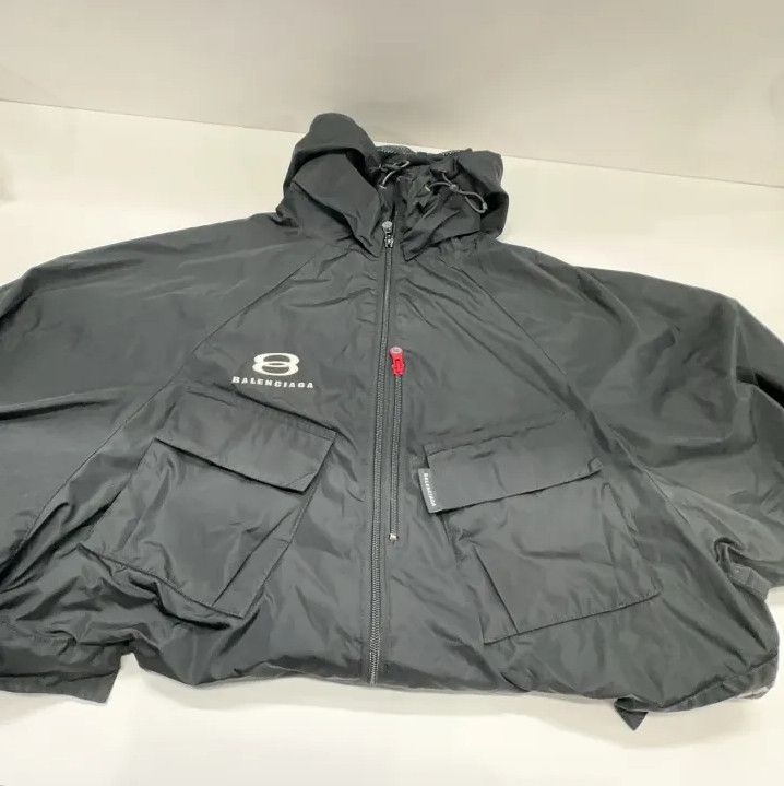 Balenciaga Balenciaga SS22 Black Hooded Parka Coat Size US M / EU 48-50 / 2 - 7 Thumbnail
