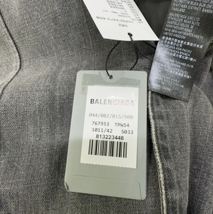 Balenciaga Balenciaga FW23 Logo Long Sleeve Blazer Size US L / EU 52-54 / 3 - 8 Thumbnail