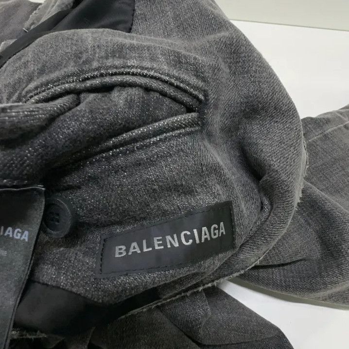 Balenciaga Balenciaga FW23 Logo Long Sleeve Blazer Size US L / EU 52-54 / 3 - 5 Thumbnail