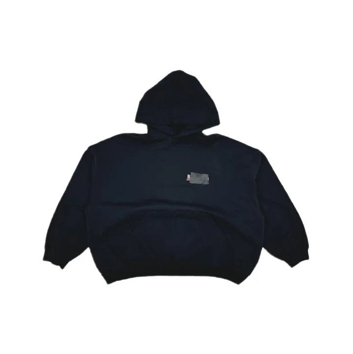 Balenciaga Balenciaga Black Logo Print Hooded Sweatshirt Size US M / EU 48-50 / 2 - 2 Thumbnail