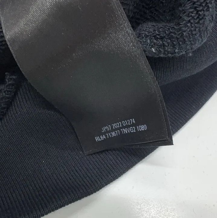 Balenciaga Balenciaga Black Logo Print Hooded Sweatshirt Size US M / EU 48-50 / 2 - 5 Thumbnail