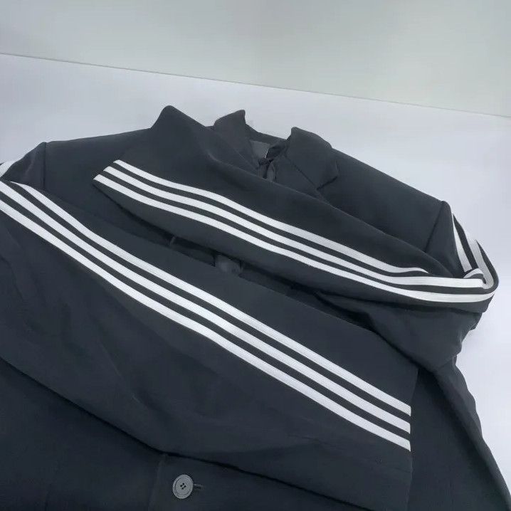 Balenciaga Balenciaga x Adidas Originals Black Blazer Size US M / EU 48-50 / 2 - 10 Thumbnail