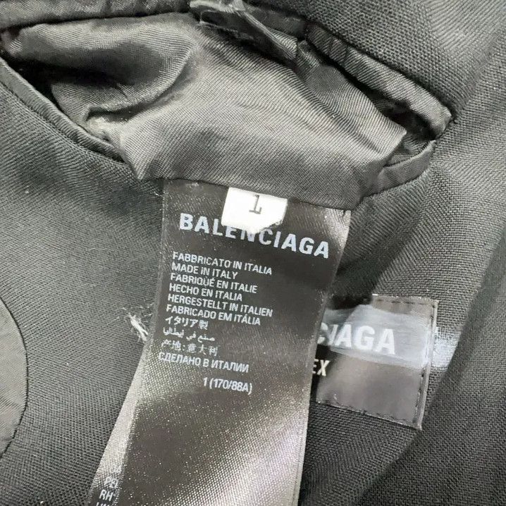Balenciaga Balenciaga Graffiti Print Single Button Blazer Size US XS / EU 42 / 0 - 5 Thumbnail