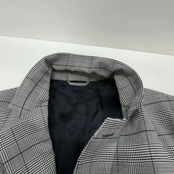 Balenciaga Balenciaga Black and White Checked Long Sleeve Blazer Size US S / EU 44-46 / 1 - 6 Thumbnail