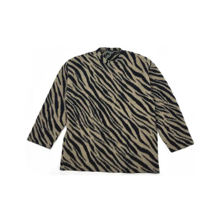 Balenciaga Balenciaga Vintage Zebra Print Long Sleeve Sweater Size US XS / EU 42 / 0 - 2 Thumbnail