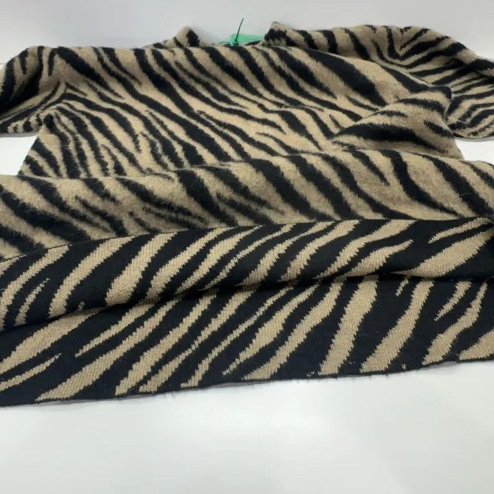 Balenciaga Balenciaga Vintage Zebra Print Long Sleeve Sweater Size US XS / EU 42 / 0 - 6 Thumbnail
