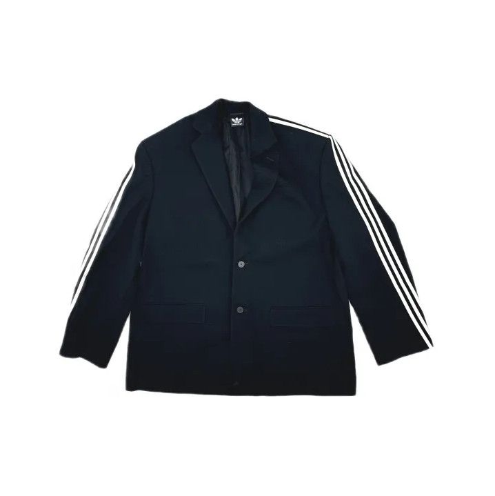 Balenciaga Balenciaga x adidas Originals Black Blazer Size US XS / EU 42 / 0 - 2 Thumbnail