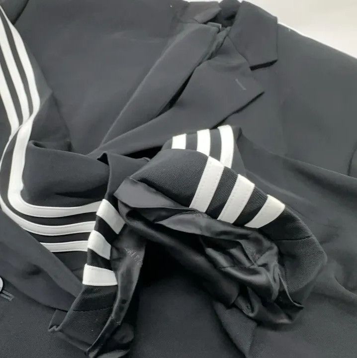Balenciaga Balenciaga x adidas Originals Black Blazer Size US XS / EU 42 / 0 - 14 Thumbnail