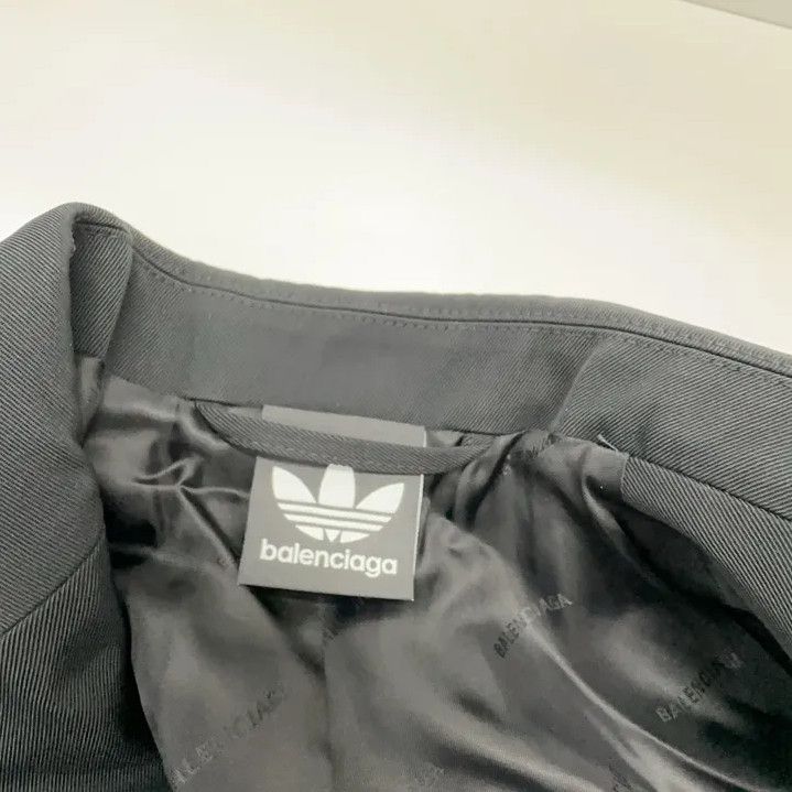 Balenciaga Balenciaga x adidas Originals Black Blazer Size US XS / EU 42 / 0 - 7 Thumbnail