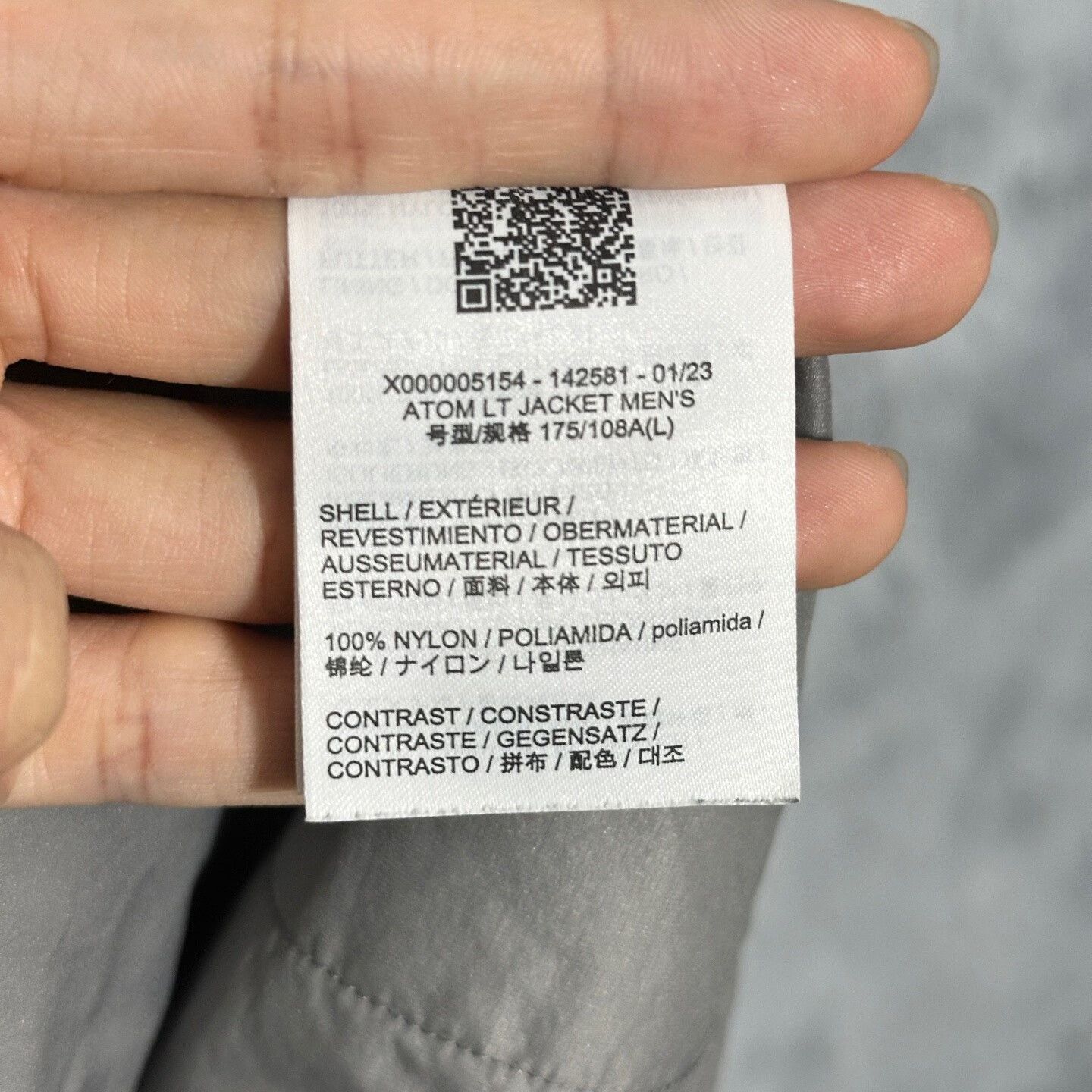 Arc'teryx arcteryx atom lt jacket in space gray Size US L / EU 52-54 / 3 - 7 Thumbnail