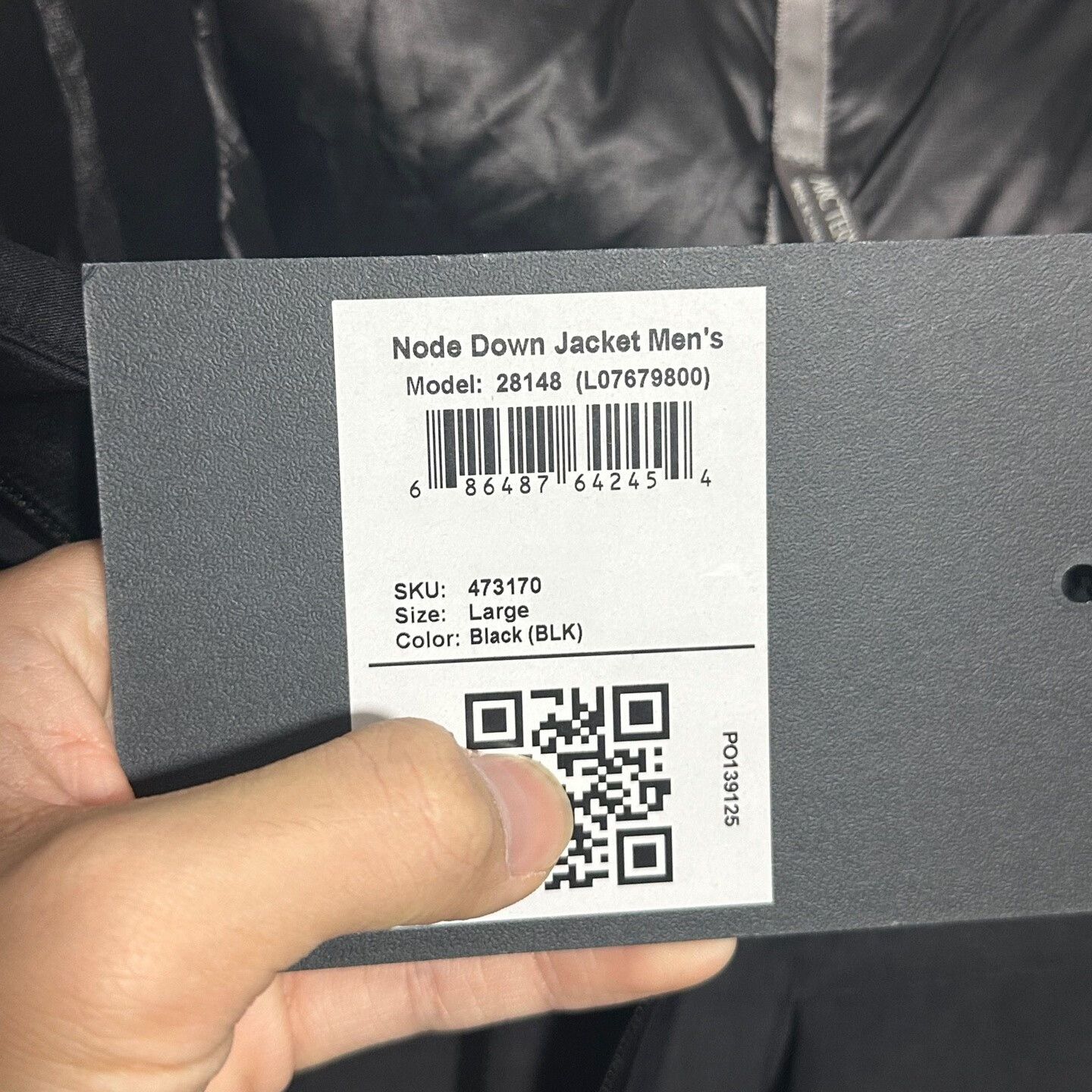 Veilance arcteryx veilance node down jacket black Size US L / EU 52-54 / 3 - 5 Thumbnail