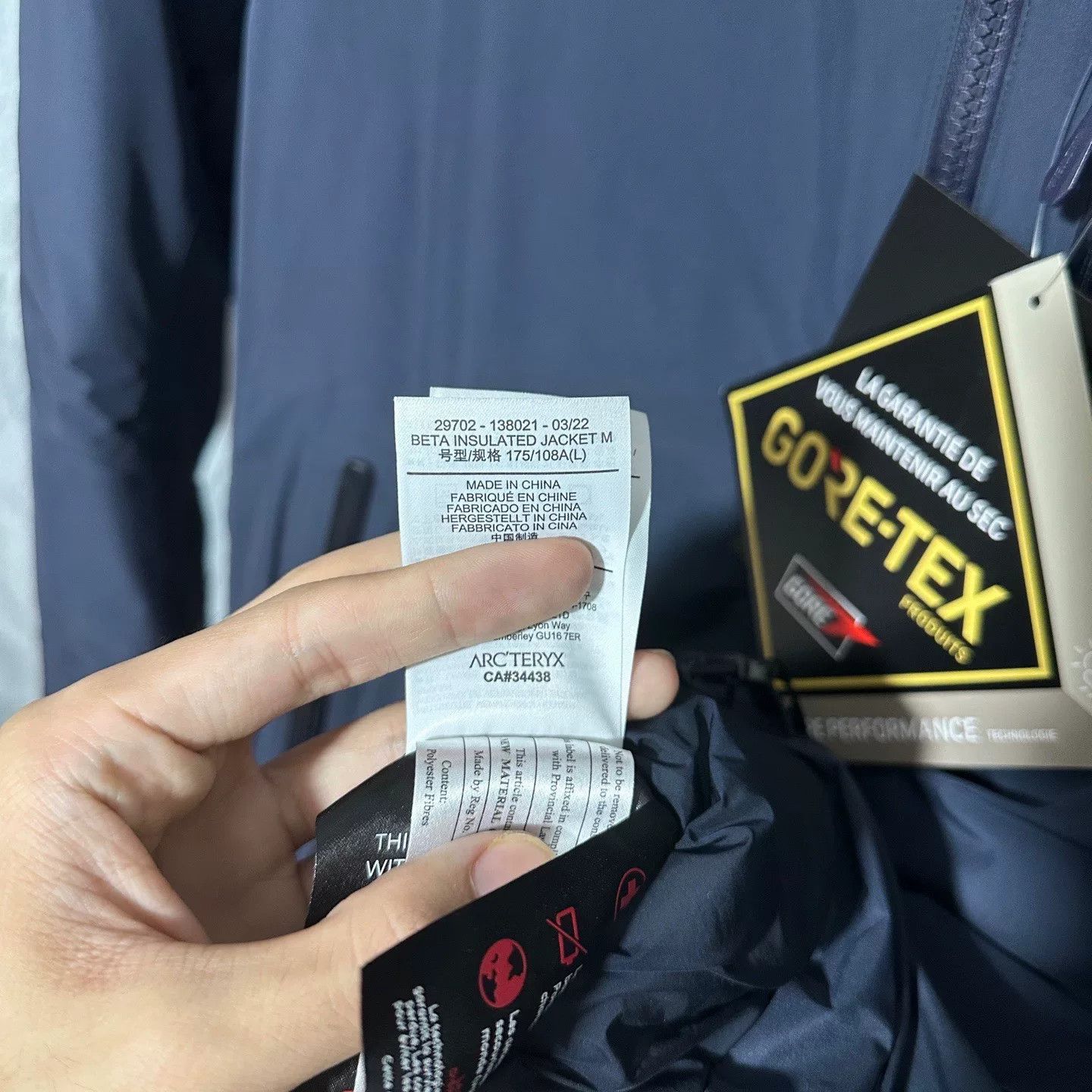 Arc'teryx Arcteryx Beta Insulated Hooded Jacket Size L Size US L / EU 52-54 / 3 - 6 Thumbnail