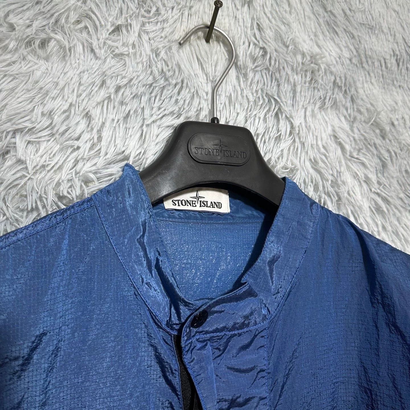 Stone Island blue half-zip jacket by Stone Island Size US XL / EU 56 / 4 - 3 Thumbnail