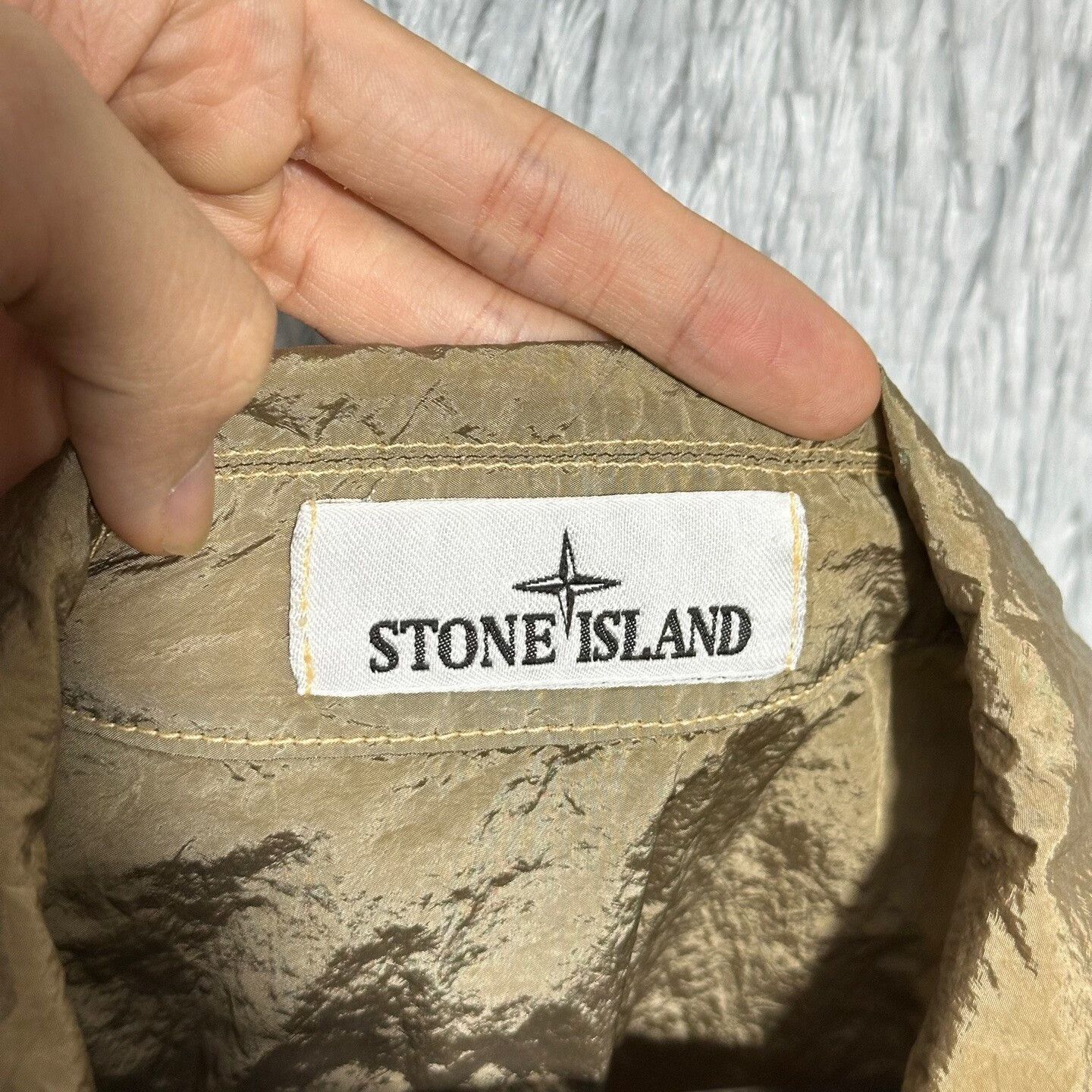 Stone Island stone island metallic nylon jacket gold color Size US M / EU 48-50 / 2 - 4 Thumbnail