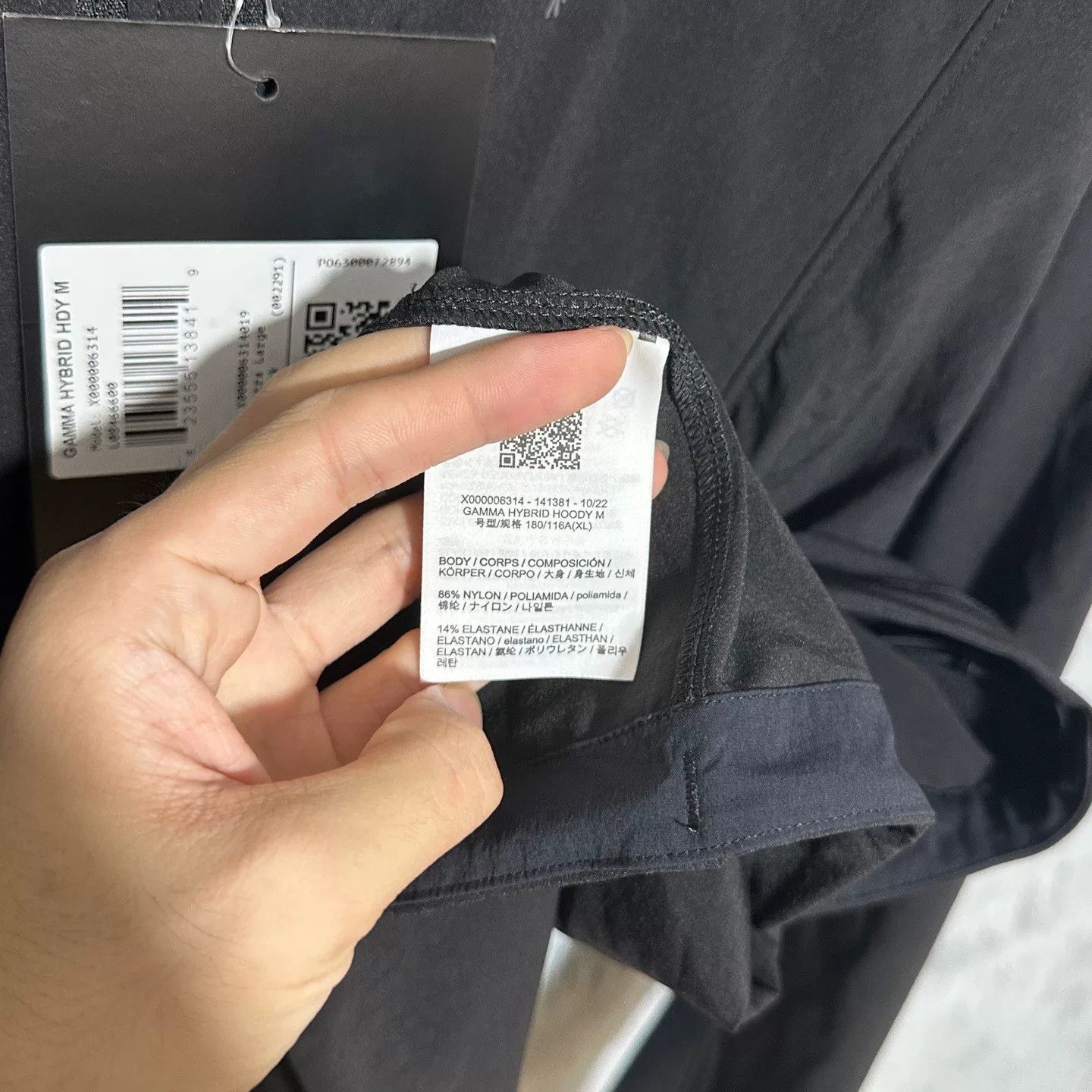 Arc'teryx arcteryx gamma hybrid hoody jacket black Size US XL / EU 56 / 4 - 6 Thumbnail