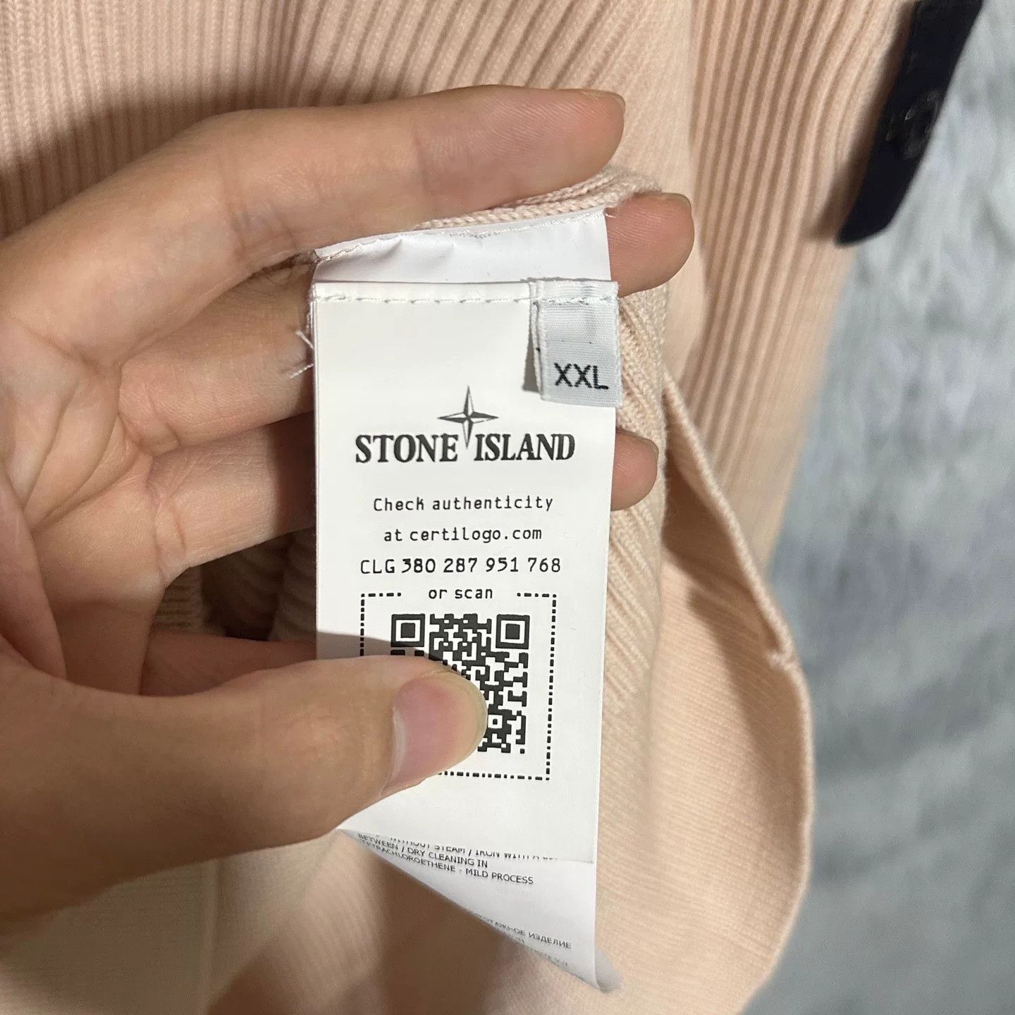 Stone Island stone island wool knitwear pink XXL size Size US XXL / EU 58 / 5 - 6 Thumbnail