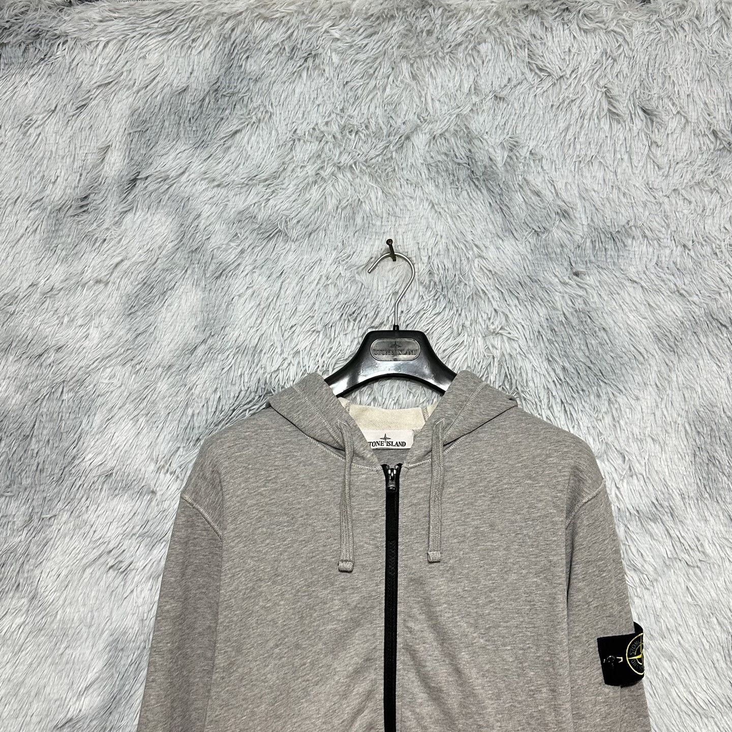 Stone Island stone island gray zip-up hoodie XL Size US XL / EU 56 / 4 - 3 Thumbnail