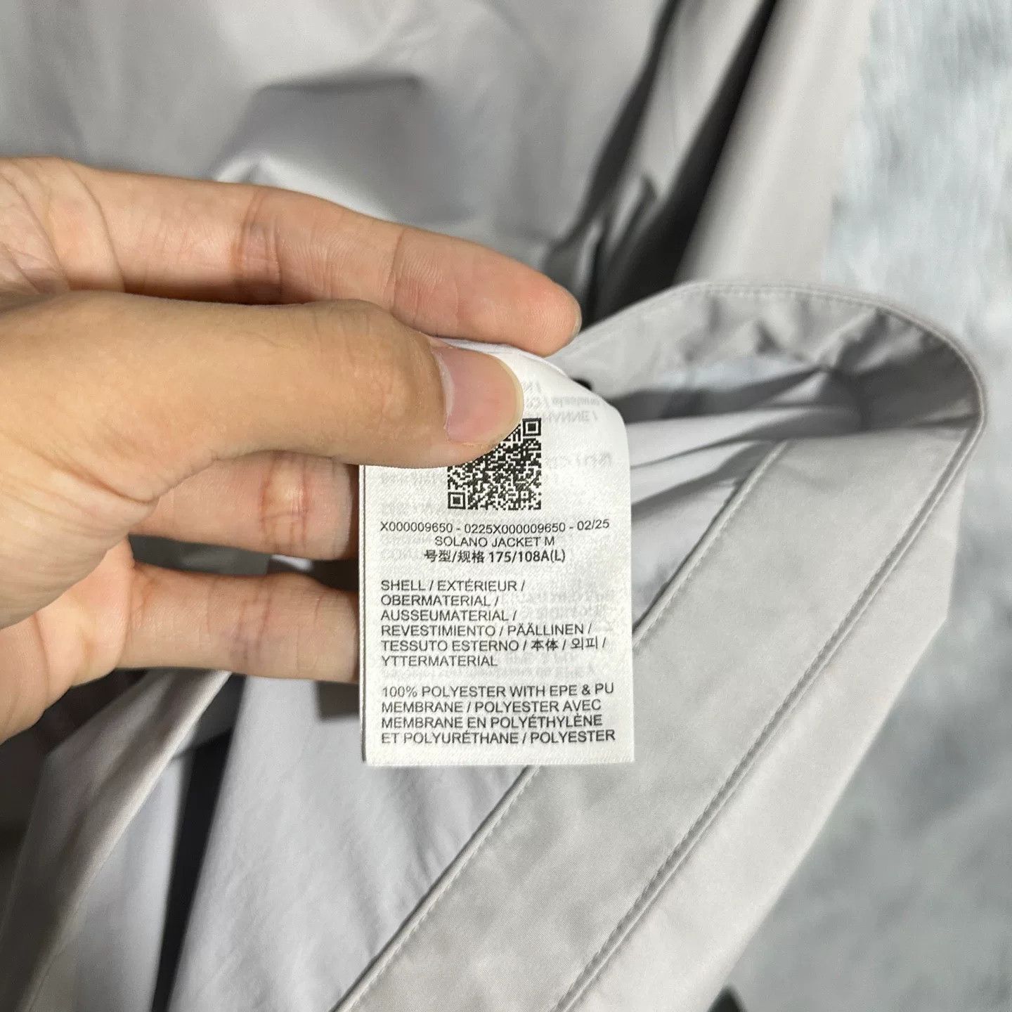 Arc'teryx arcteryx solano jacket in hidden gray Size US L / EU 52-54 / 3 - 6 Thumbnail
