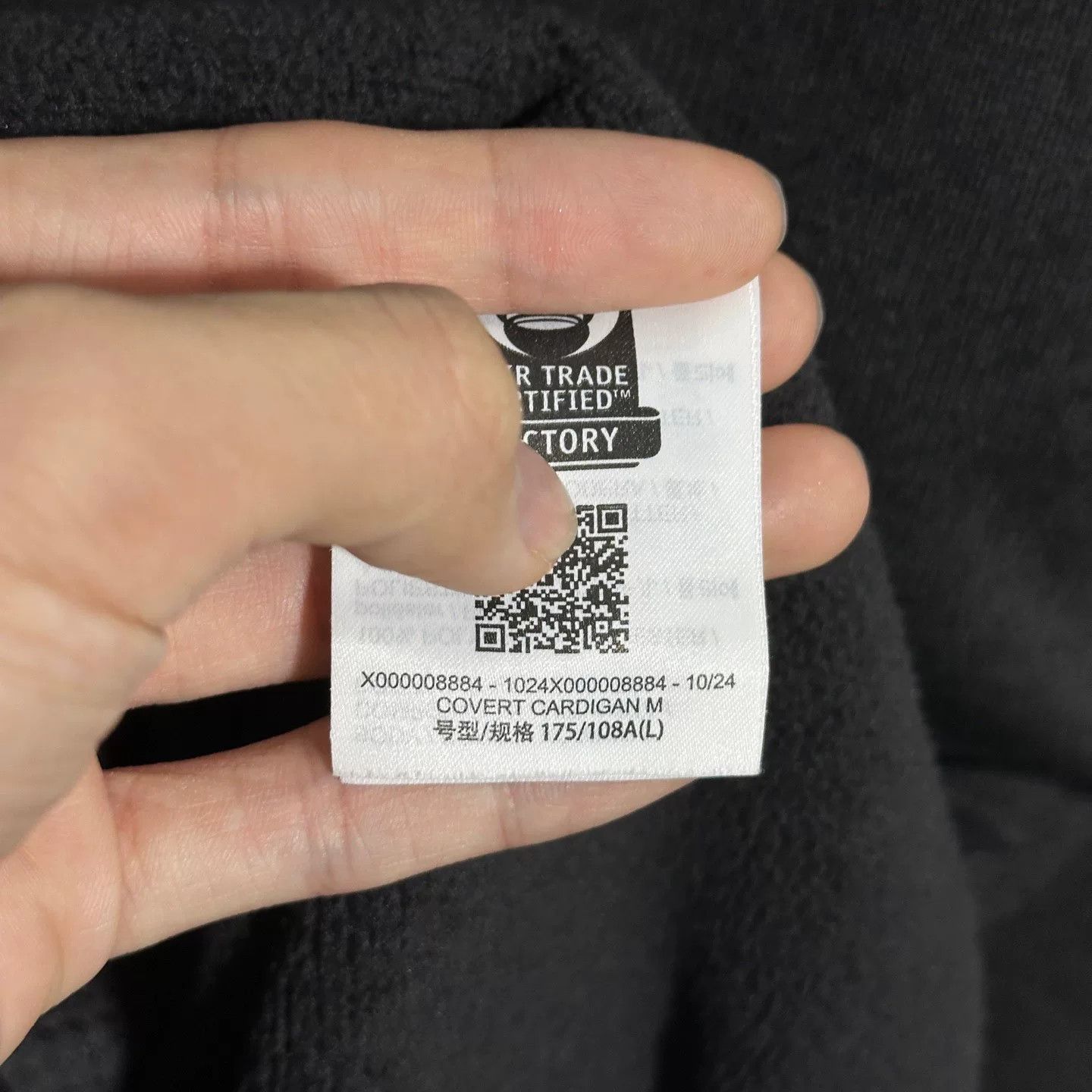 Arc'teryx Arcteryx Covert Cardigan Black Gray Men's L Size US L / EU 52-54 / 3 - 5 Thumbnail