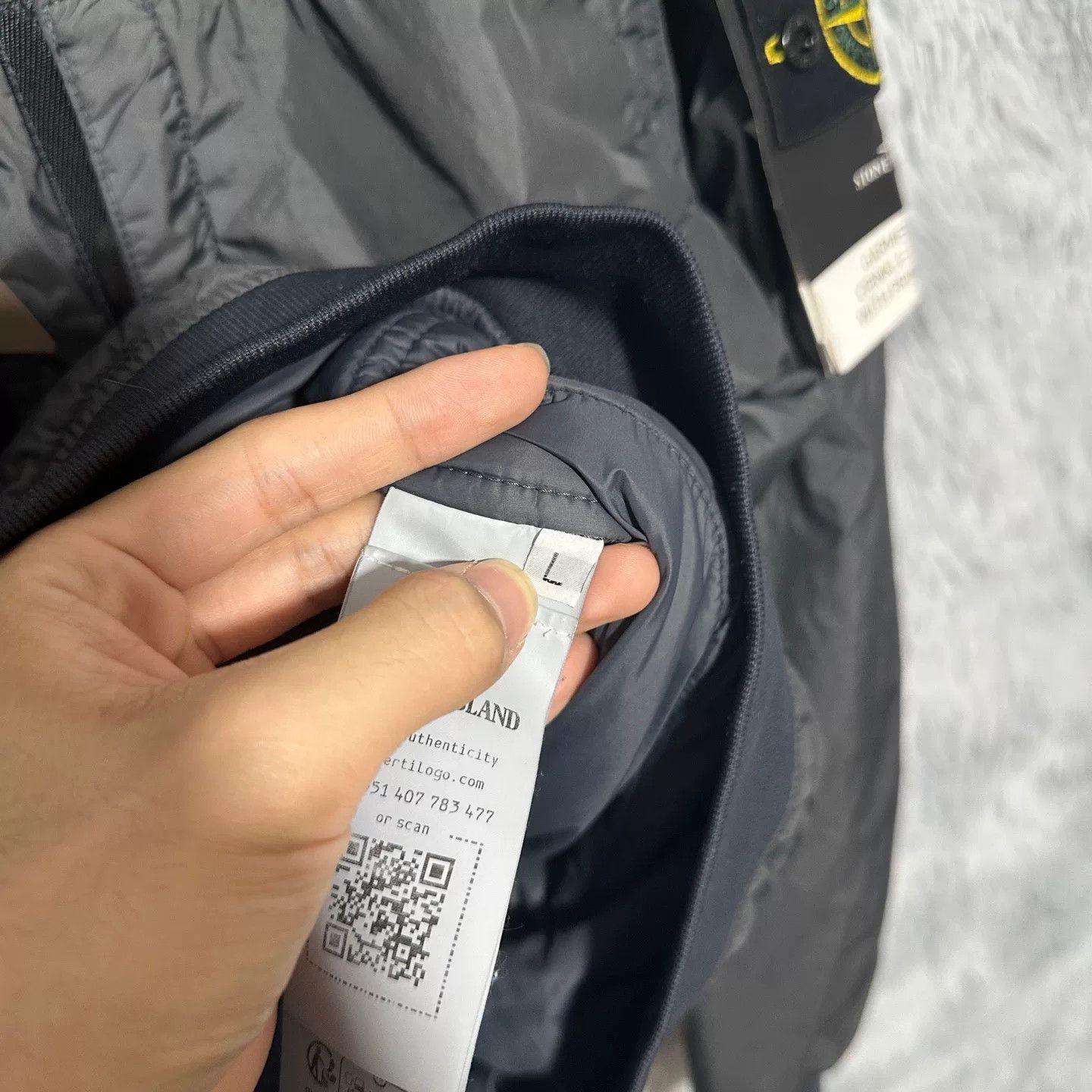 Stone Island stone island nylon padded jacket charcoal gray Size US L / EU 52-54 / 3 - 4 Thumbnail