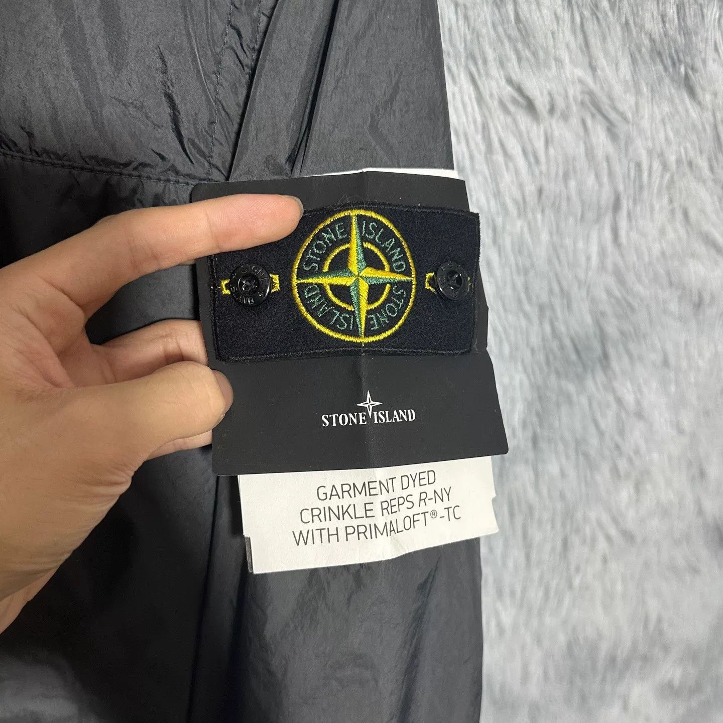 Stone Island stone island nylon padded jacket charcoal gray Size US L / EU 52-54 / 3 - 3 Thumbnail