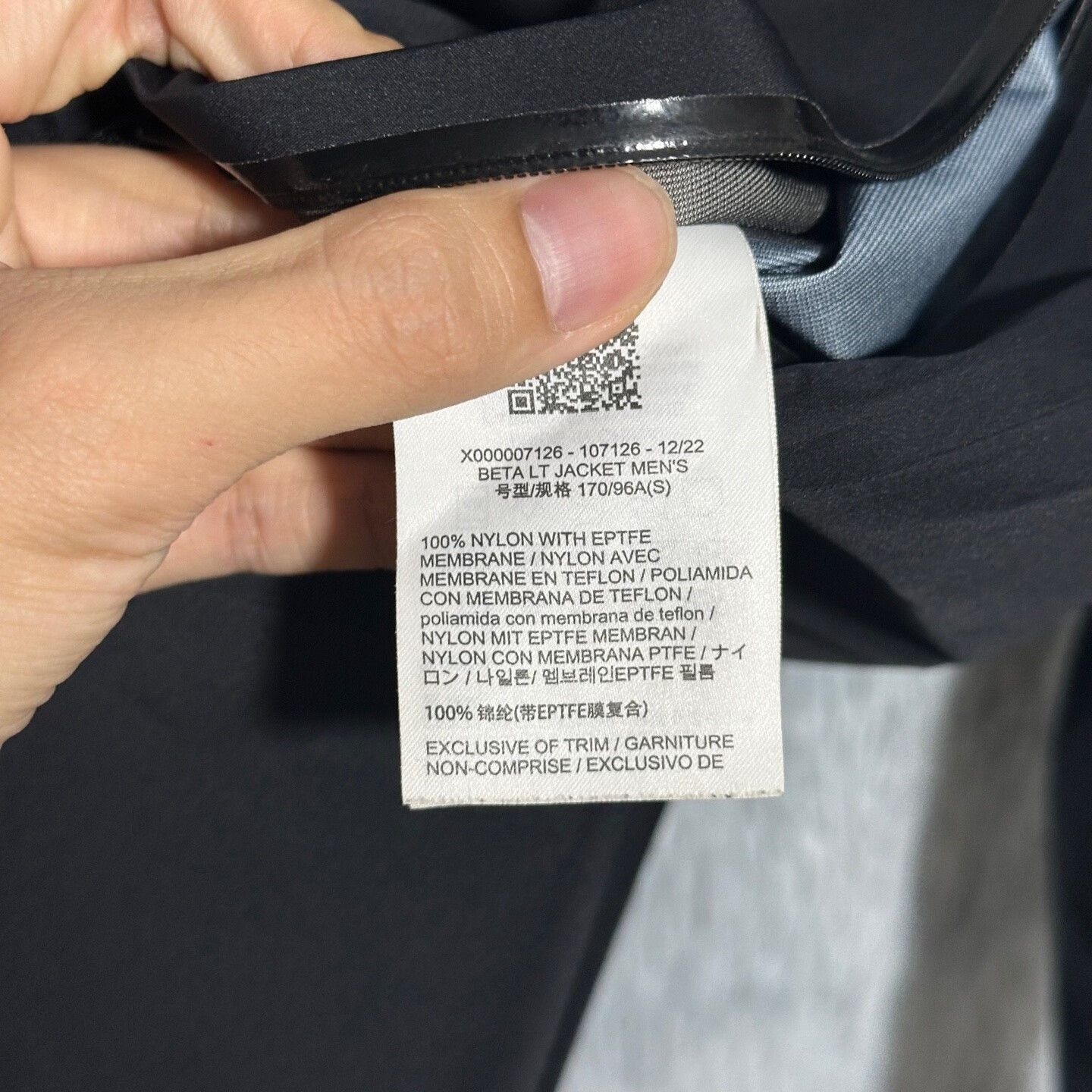 Arc'teryx arcteryx beta lt jacket black size small Size US S / EU 44-46 / 1 - 6 Thumbnail