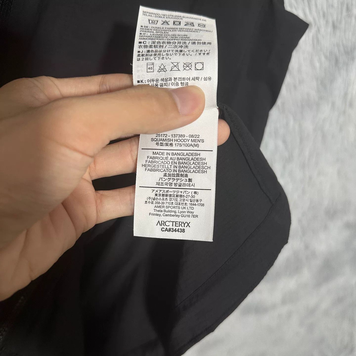 Arc'teryx arcteryx squamish hoody black size medium Size US M / EU 48-50 / 2 - 6 Thumbnail